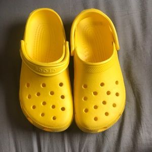 Yellow crocs